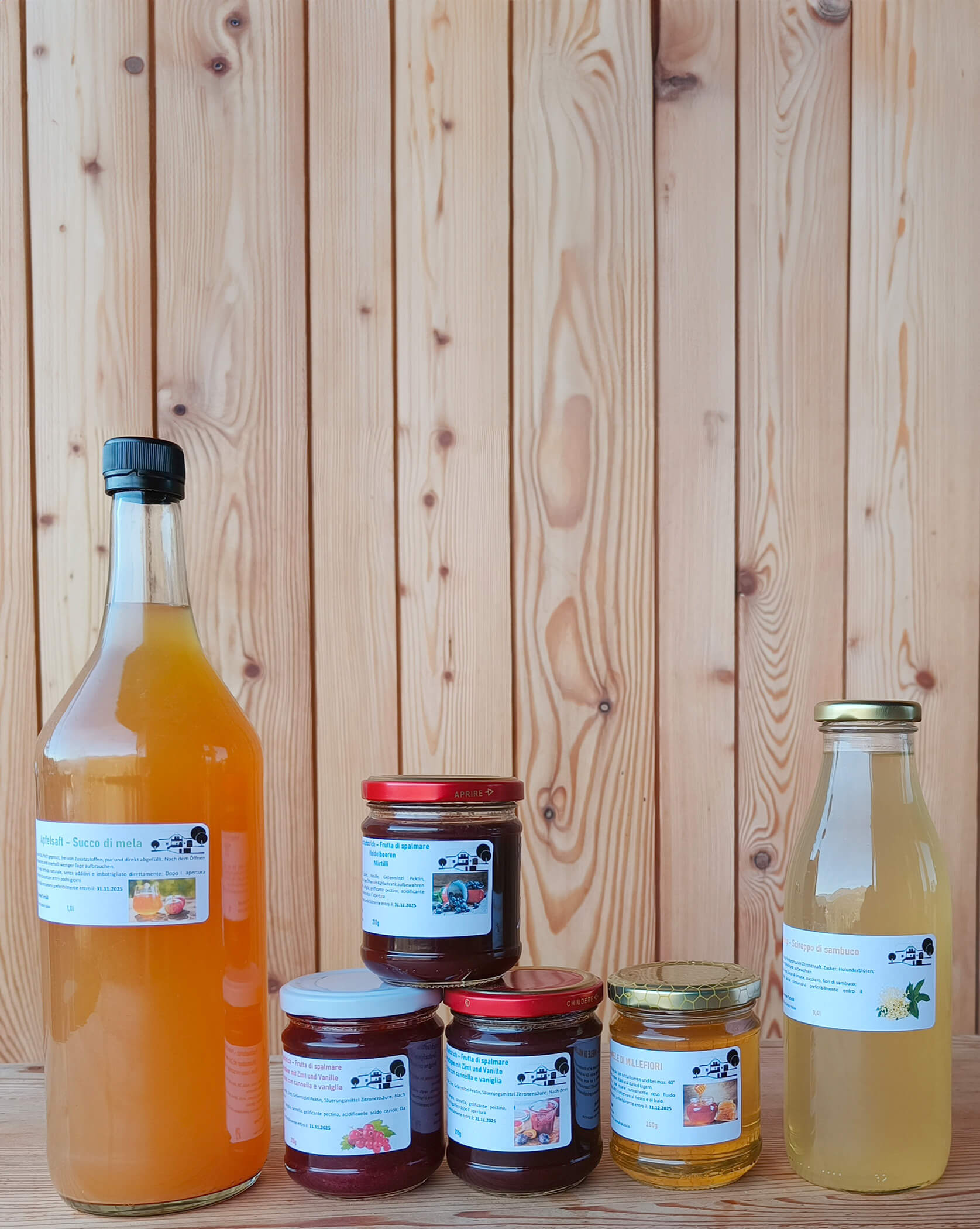 I prodotti della fattoria: Marmellate e succhi di frutta - Oberplunerhof